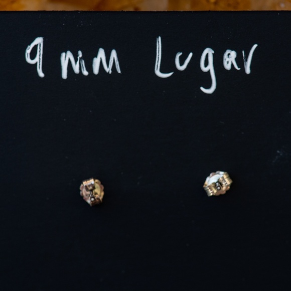 9mm shell casing earrings - Picture 5 of 5